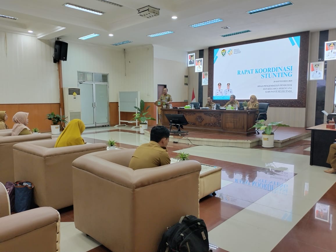 Rapat Koordinasi di Muara Enim Tegaskan Komitmen Percepatan Penurunan Stunting